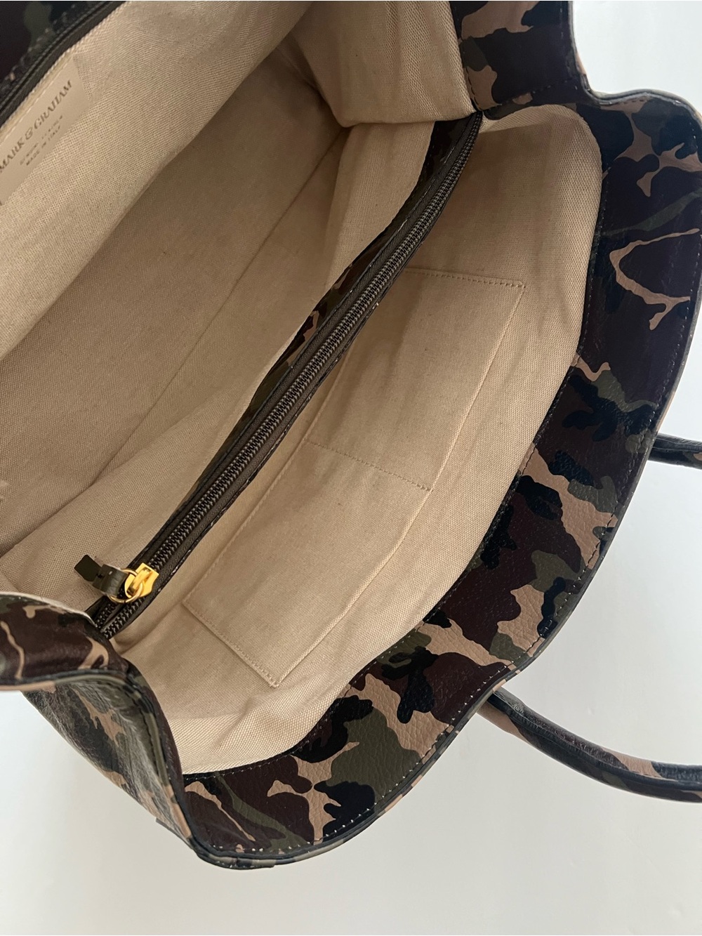 Mark& Graham Elisabetta Camo Satchel - Picture 3 of 4